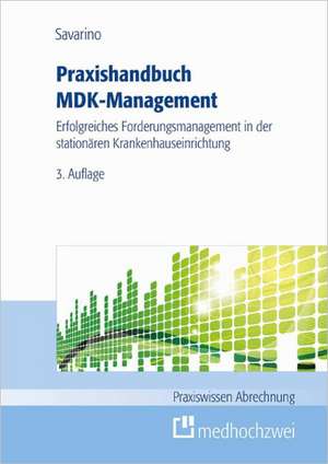 Praxishandbuch MDK-Management de Jan Savarino