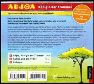 Adjoa - Königin der Trommel. Audio-CD de Markus Detterbeck