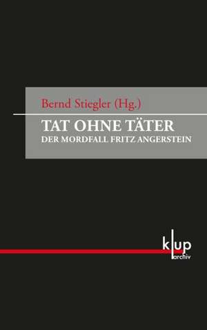 Tat ohne Täter de Siegfried Kracauer