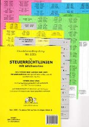 DürckheimRegister® STEUERRICHTLINIEN mit STICHWORTEN aus der gesetzlichen Überschrift - 2021/2022 de Thorsten Glaubitz