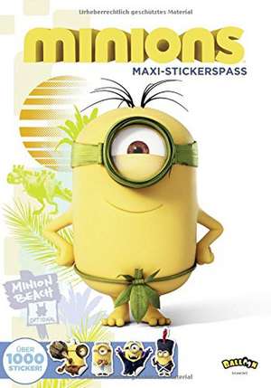 Minions - Maxi-Stickerspaß de Barbara Wittmann