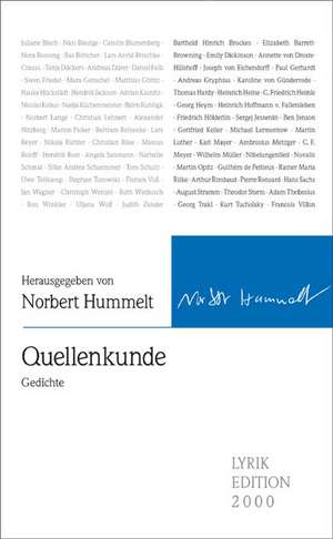 Quellenkunde de Norbert Hummelt