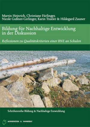 Bildung für Nachhaltige Entwicklung in der Diskussion de Martin Heinrich