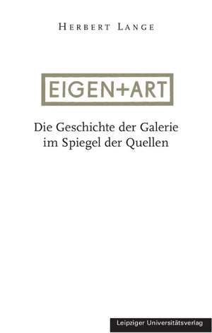 EIGEN+ART de Herbert Lange