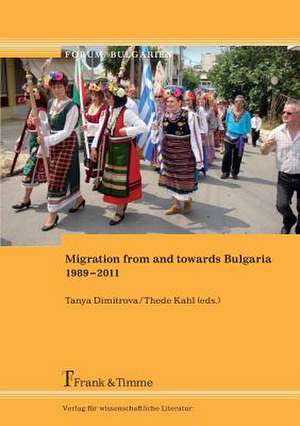 Migration from and Towards Bulgaria 1989-2011: Voices of Descendants of Euthanasia Victims de Tanya Dimitrova