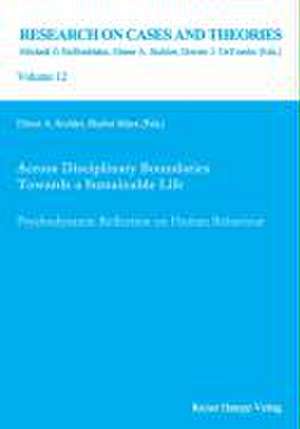 Across Disciplinary Boundaries Towards a Sustainable Life de Elmar A Stuhler