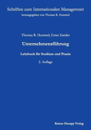 Unternehmensführung de Thomas R. Hummel