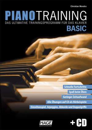 Piano Training Basic (mit CD) de Christian Wondra