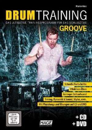 Drum Training Groove + CD + DVD de Martin Klee