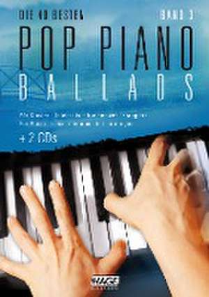 Pop Piano Ballads 3 mit 2 CDs de Helmut Hage