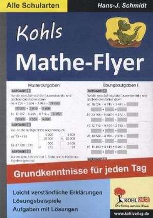 Kohls Mathe-Flyer de Hans-J. Schmidt