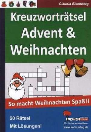 Kreuzworträtsel Advent & Weihnachten de Claudia Eisenberg