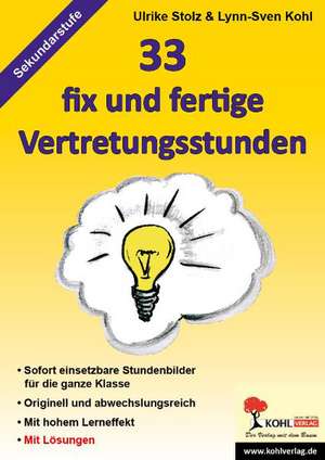 33 fix und fertige Vertretungsstunden SEK