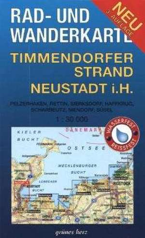 Timmendorfer Strand, Neustadt in Holstein 1 : 30 000 Rad- und Wanderkarte de Lutz Gebhardt