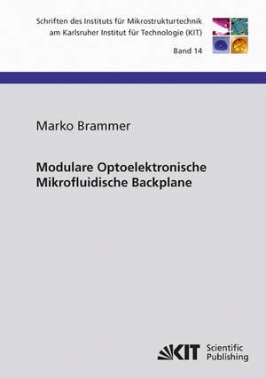 Modulare Optoelektronische Mikrofluidische Backplane de Marko Brammer