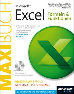 Microsoft Excel: Formeln & Funktionen - Das Maxibuch de Bodo Fienitz