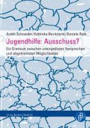 Jugendhilfe: Ausschuss? de Armin Schneider