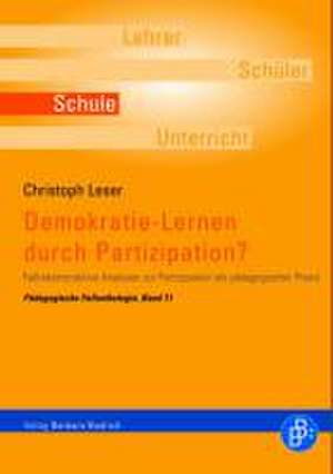 Demokratie-Lernen durch Partizipation? de Christoph Leser