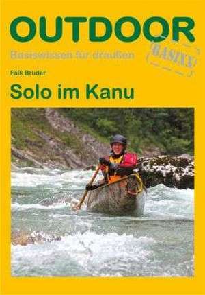 Solo im Kanu de Falk Bruder