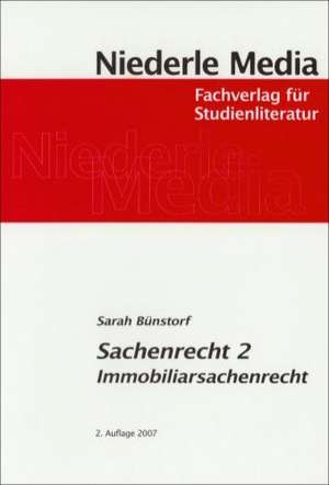 Sachenrecht 2 de Sarah Bünstorf