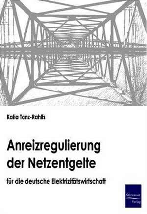 Anreizregulierung der Netzentgelte für die deutsche Elektrizitätswirtschaft de Katia Tanz-Rahlfs