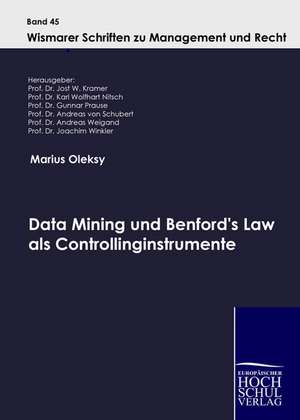 Data Mining und Benford's Law als Controllinginstrumente de Marius Oleksy