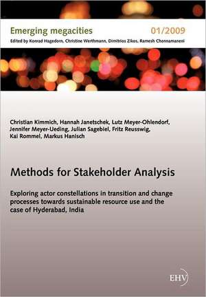 Methods for Stakeholder Analysis de Christian Kimmich