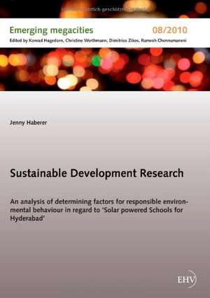 Sustainable Development Research de Jenny Haberer