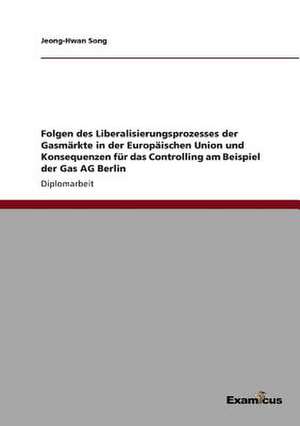 Folgen des Liberalisierungsprozesses der Gasmärkte in der Europäischen Union und Konsequenzen für das Controlling am Beispiel der Gas AG Berlin de Jeong-Hwan Song