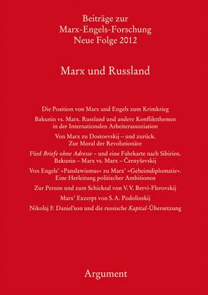 Marx und Russland de Rolf Hecker