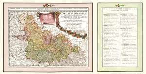 Historische Karte: Nieder-Schlesien, 1725 de Johann Baptist Homann