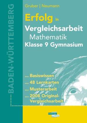 Erfolg in Vergleichsarbeit Mathematik Klasse 9 Gymnasium BaWü de Helmut Gruber