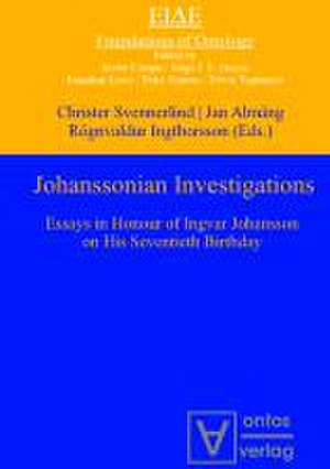 Johanssonian Investigations de Christer Svennerlind