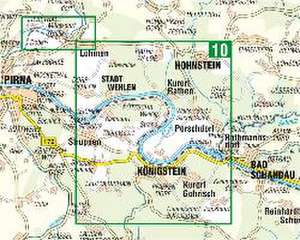 Vordere Sächsische Schweiz Stadt Wehlen, Kurort Rathen, Hohnstein, Königsten, Gohrisch