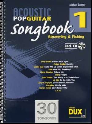 Acoustic Pop Guitar - Songbook 1 de Michael Langer