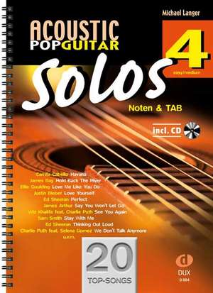 Acoustic Pop Guitar Solos 4 de Michael Langer