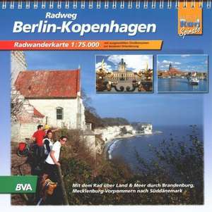 Radweg Berlin-Kopenhagen 1 : 75 000