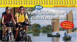 Vom Teufelsmoor zum Wattenmeer 1 : 75 000. Radwanderkarte