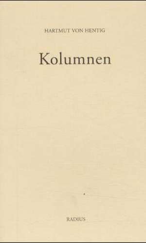 Kolumnen de Hartmut von Hentig