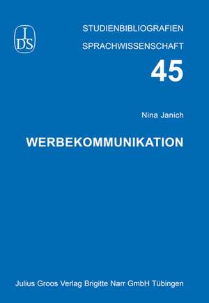 Werbekommunikation de Nina Janich