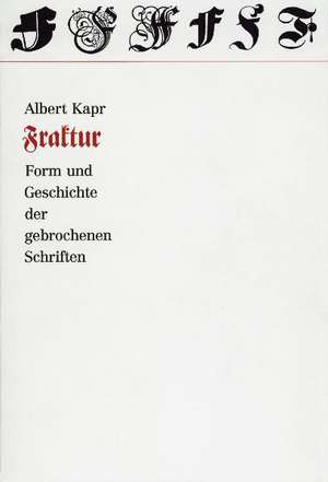 Fraktur de Albert Kapr