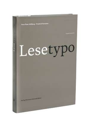 Lesetypografie de Hans Peter Willberg