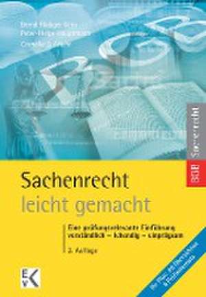 Sachenrecht - leicht gemacht de Cornelia S. Leicht