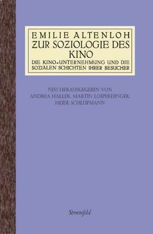 Zur Soziologie des Kinos de Emilie Altenloh