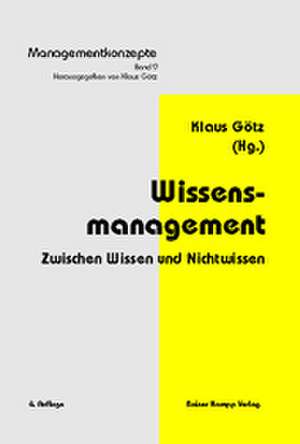 Wissensmanagement de Klaus Gtz