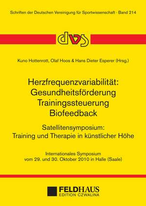 Herzfrequenzvariabilität: Gesundheitsförderung - Trainingssteuerung - Biofeedback de Kuno Hottenrott