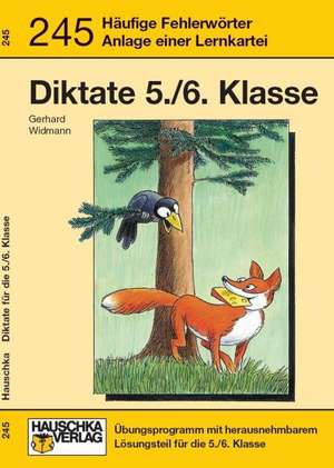 Diktate Deutsch 5./6. Klasse de Gerhard Widmann