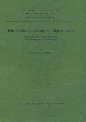 Die Ethnischen Gruppen Afghanistans de Erwin Orywal