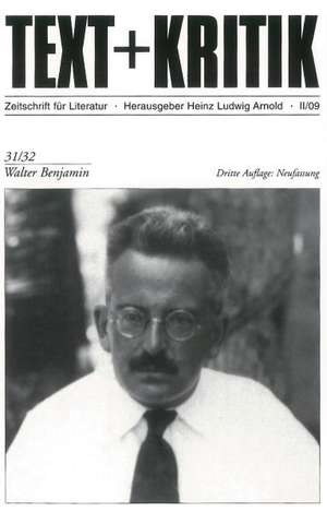 Walter Benjamin de Heinz Ludwig Arnold