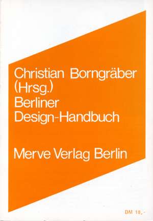 Berliner Design-Handbuch de Christian Borngräber